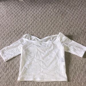 mesh crop top